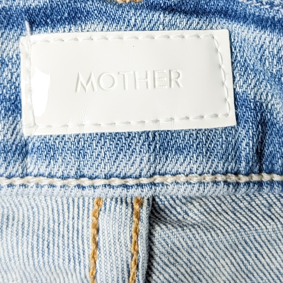 MOTHER Hiker Hover Jeans Innerspace Blue Size 26 Tapered Straight Leg Jean - Picture 9 of 14